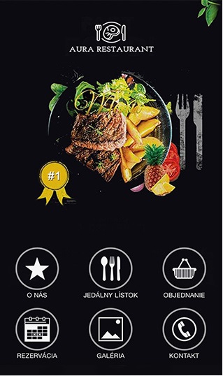 Mobilna aplikacia pre restauracie